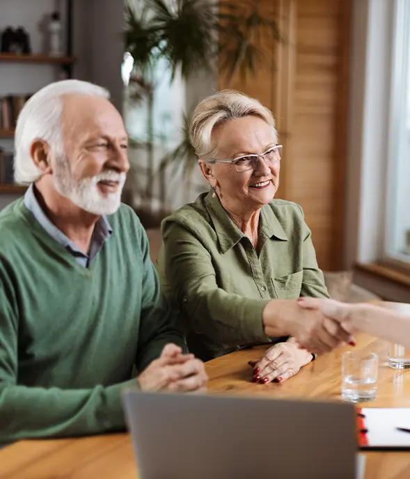 financial advisor meeting with clients secure your retirement future